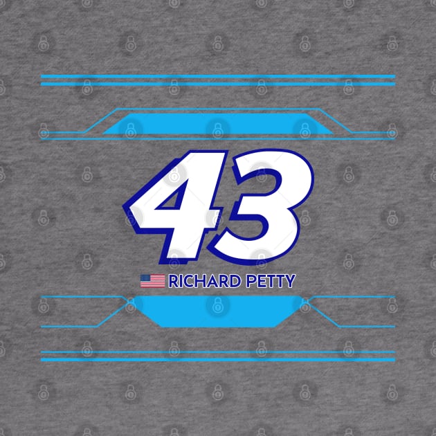 Richard Petty #43 NASCAR Design by AR Designs 